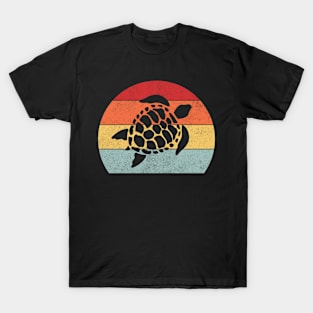 Sea Turtle Retro Vintage T-Shirt